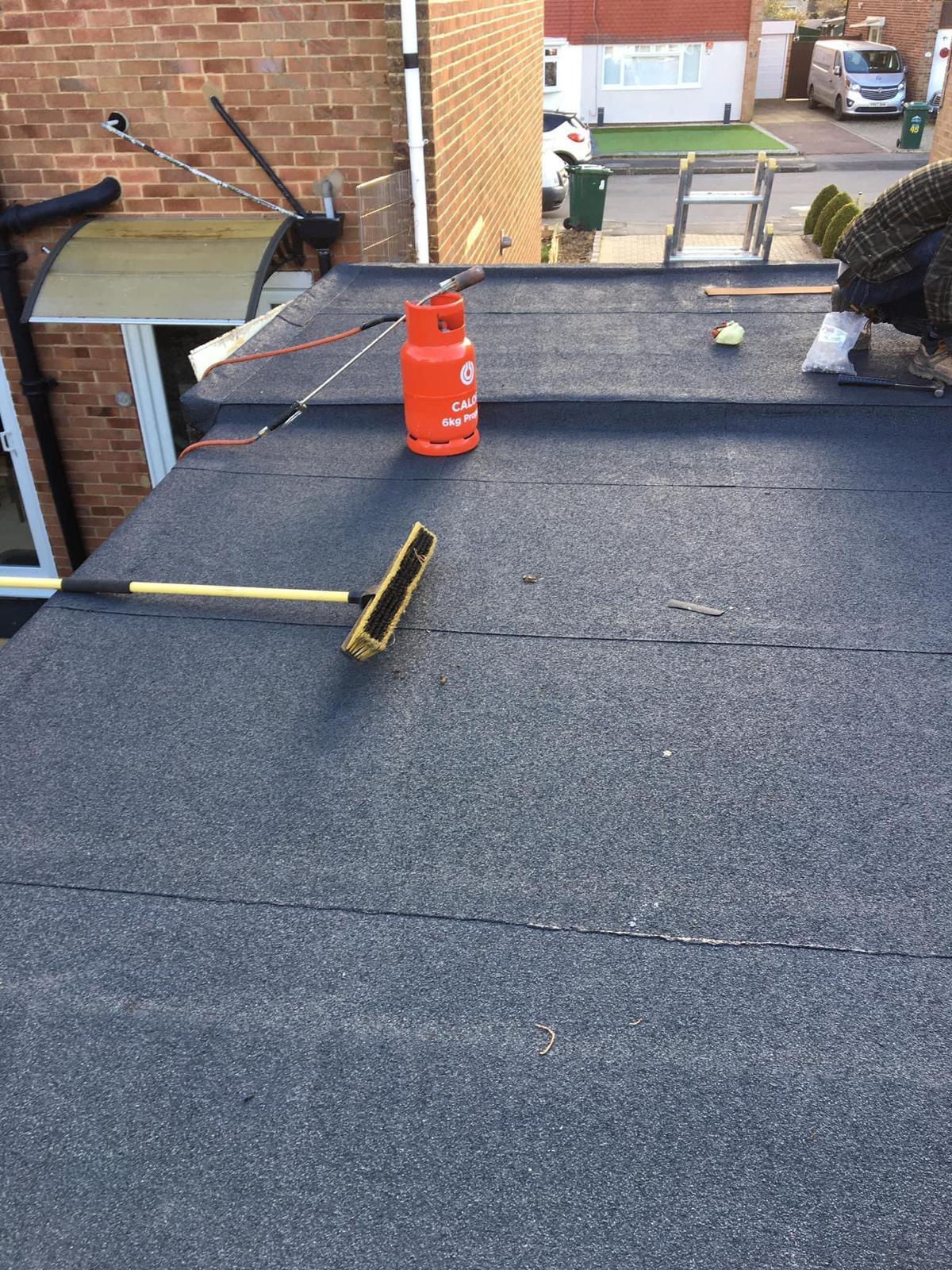 Tiles Laid on New Battens