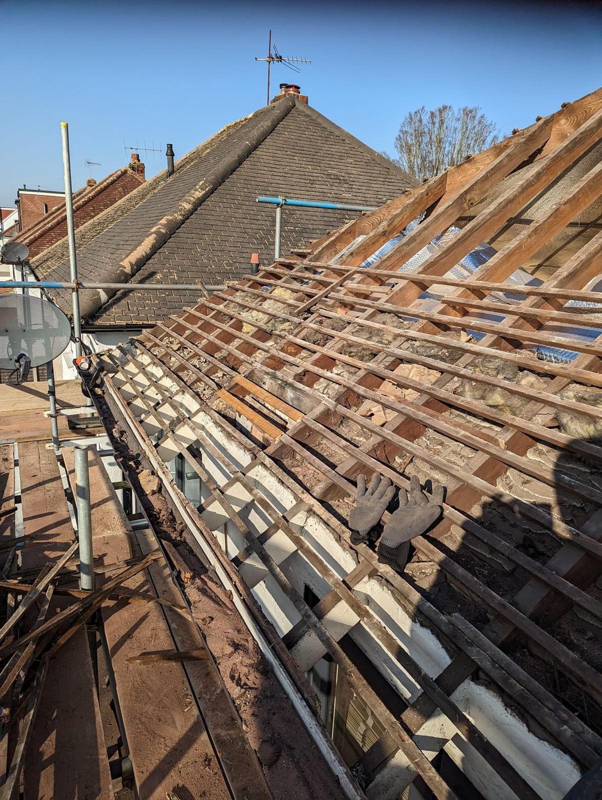 New Felt Roof Decking