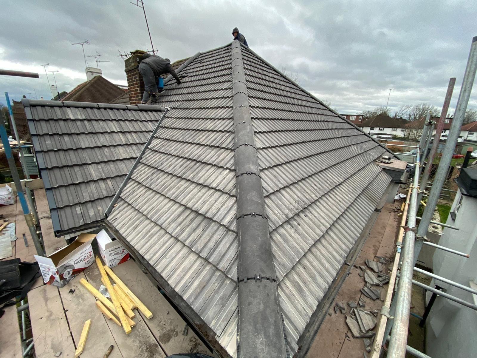 Completed Hip Roof Re-Tile