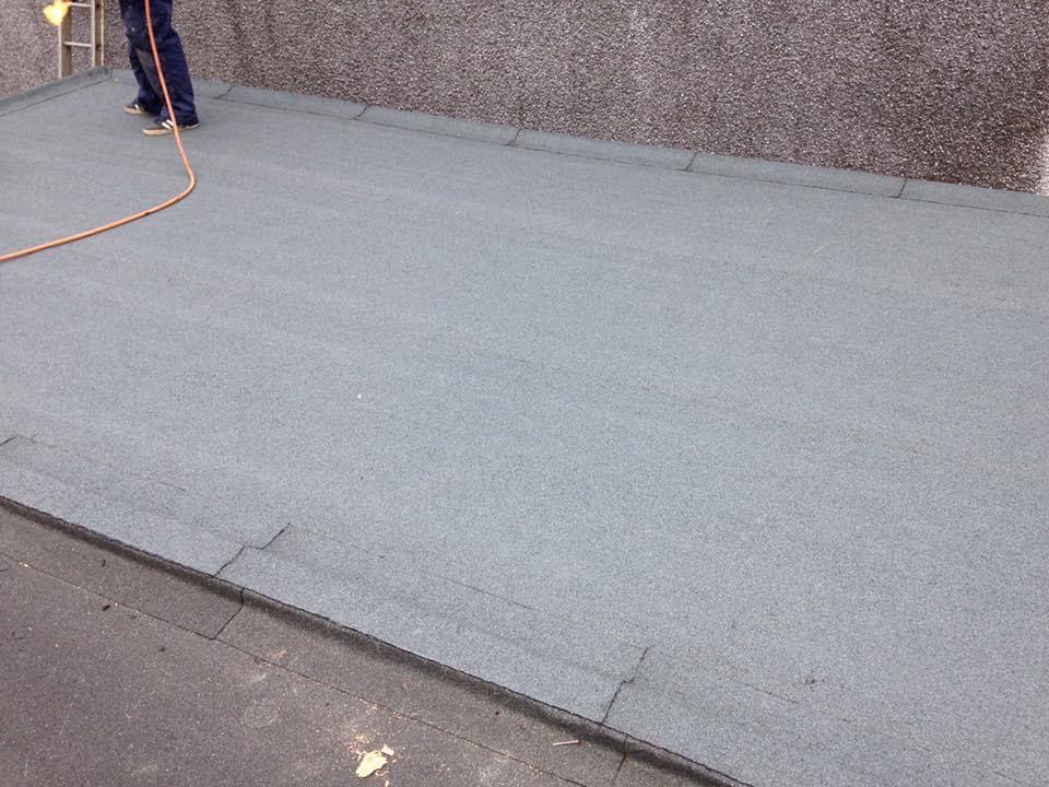 Flat Roof Mineral Felt Finish