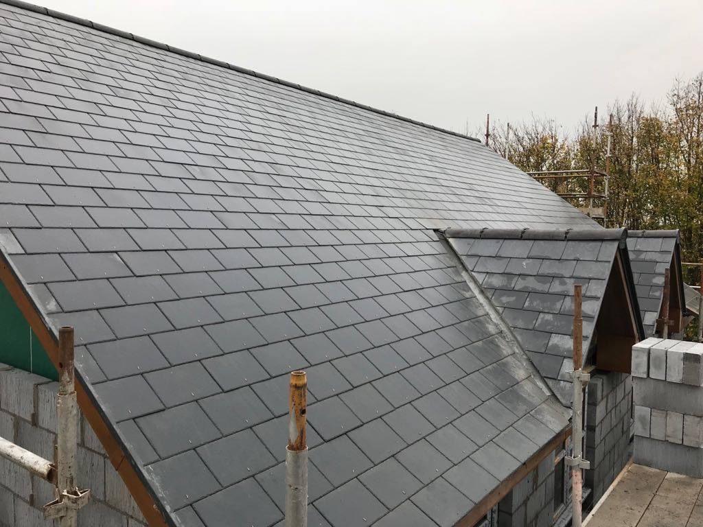 Slate Hip Roof Finished