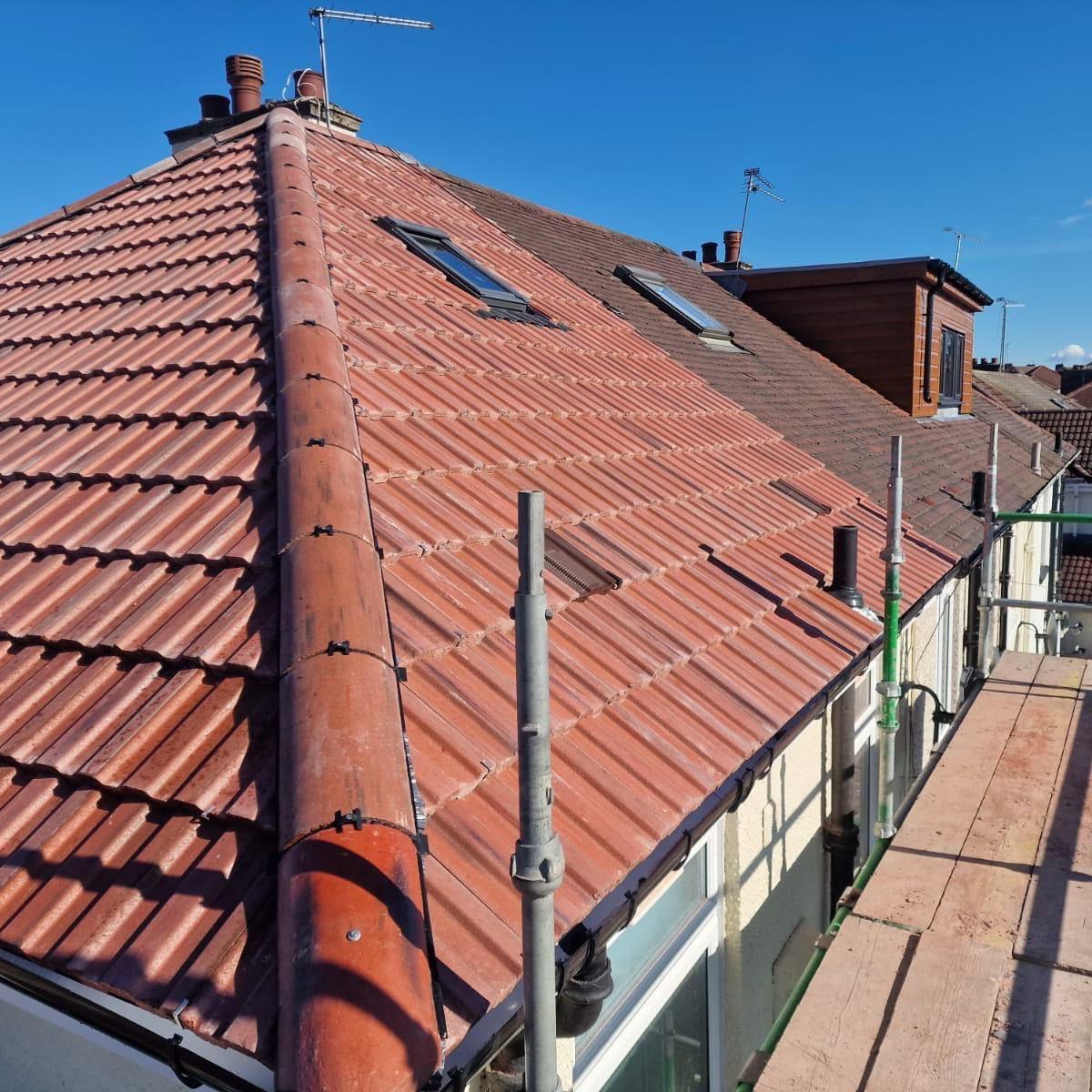Red Tiled Roof Complete